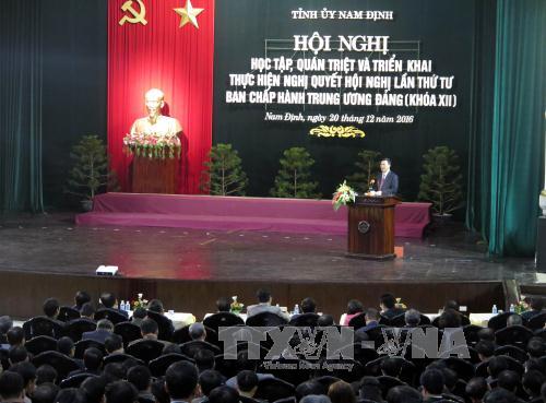  Quán triệt Nghị quyết Hội nghị Trung ương 4 khóa XII ảnh 1